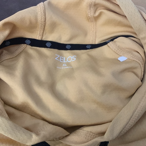 Lightweight hoodie. Yellow — 1st pic most accurate. Pocket on front. - Picture 3 of 3